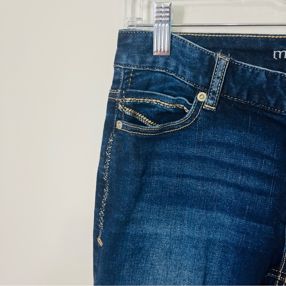 Maurices dark wash Capri denim jeans size 3/4 - Picture 9 of 13